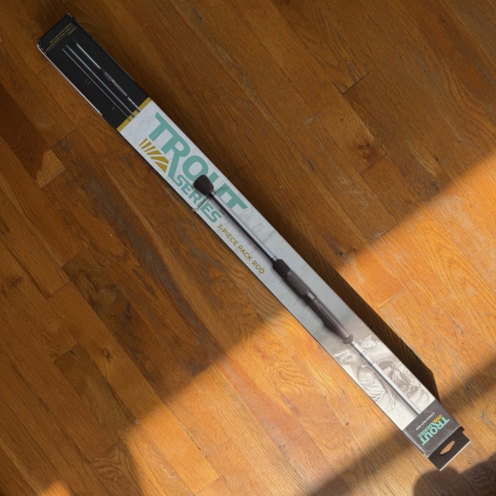 St. Croix Trout Pack Spinning Rod 6'6" Medium Light TFS66MLXF3 & Rod Tube Case